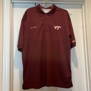 Virginia Tech Columbia PFG Polo - Men’s L